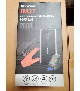 Imazing  2000A Peak 18000mAH 12V Auto Battery Booster Portable Power Bank with LED Light. 1000 Units. EXW Los Angeles